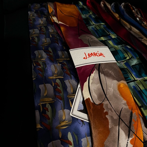 Lot of Jerry Garcia 100% silk ties - Picture 4 of 10